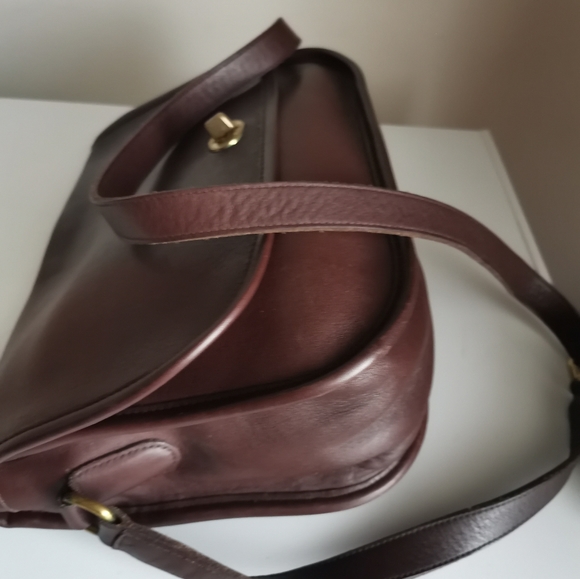 VINTAGE COACH BROWN 9790 CROSSBODY BAG. - Picture 11 of 12